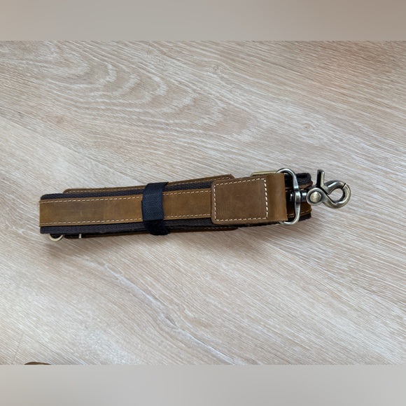 NWOT NEW 21” Full Grain Leather Duffel Bag Travel Weekend Gym Overnight Carry-On - Picture 11 of 11